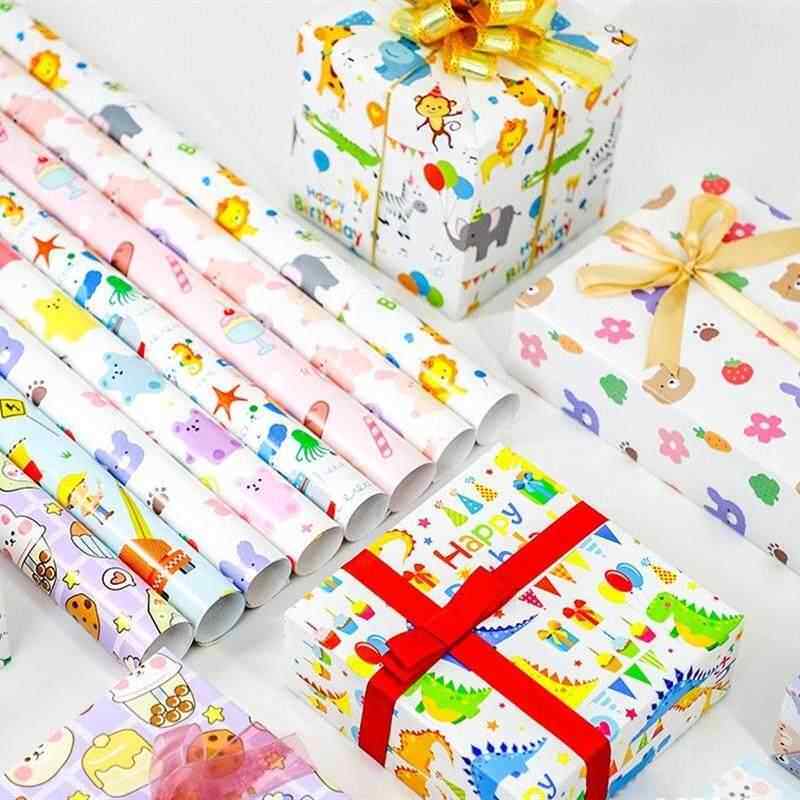 gift wrapping paper roll present wrapper大尺寸礼物包装纸高级
