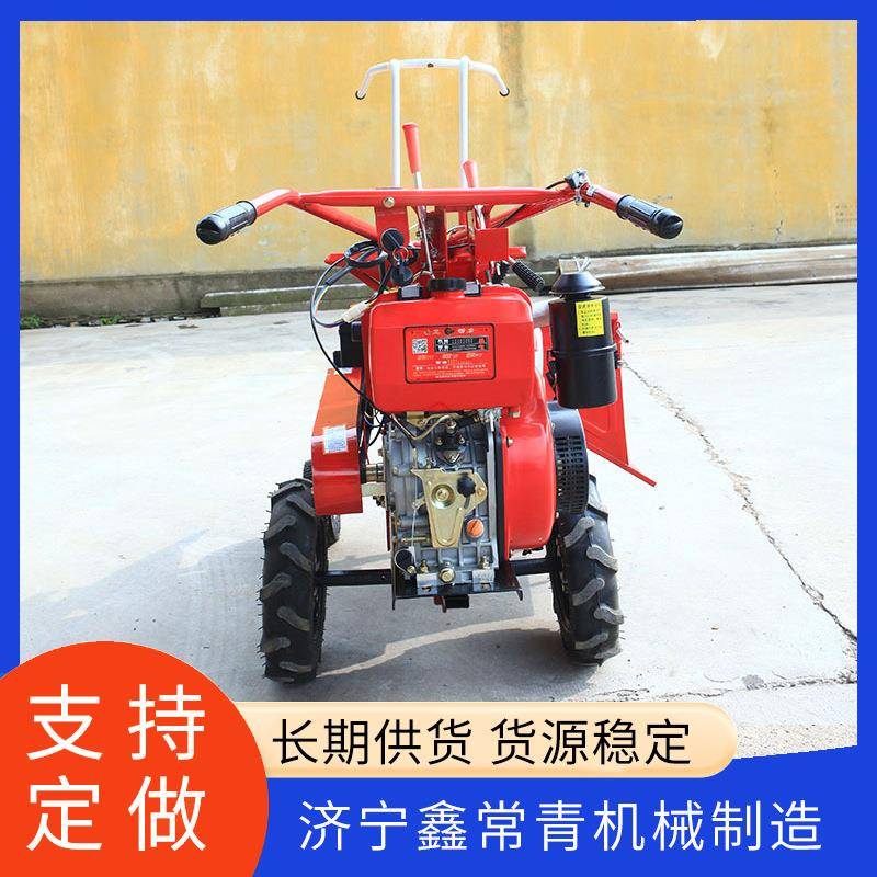 家用小型玉米收割机单行手扶式掰苞米农用机械柴油收获机
