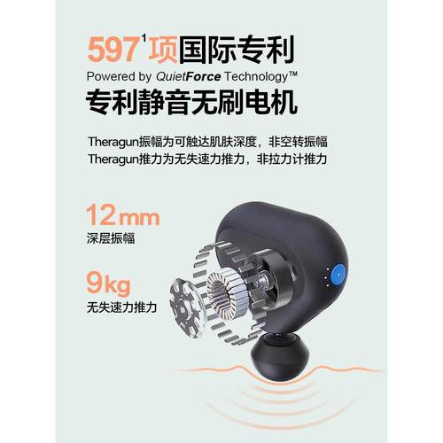 新款Theargun mini2.0迷筋膜便携你式肌肉按摩器女生放松震动按摩