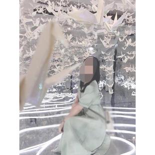 珠光纸鹤折纸成品穿线房间装饰婚礼活动店创意挂饰工艺礼品