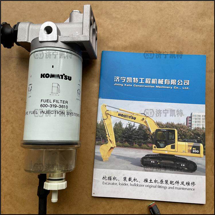挖机配件 PC200/210-8柴油预过滤器总成6754-71-7402油水分离滤