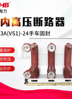 鸿秀真空断路器VS1-24中置柜用断路器24KV户内高压断路器