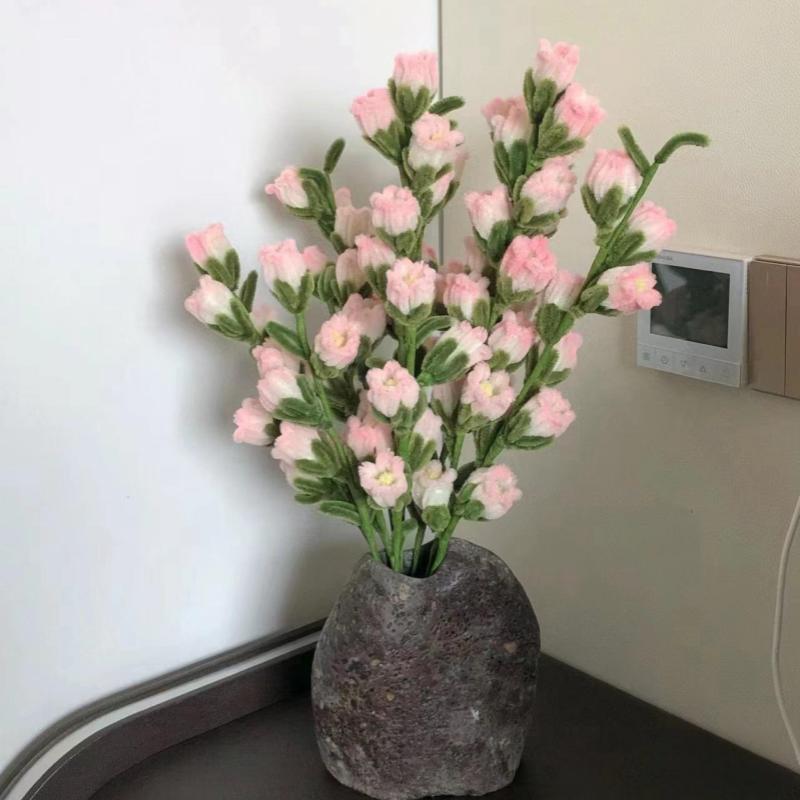 扭扭棒花束diy手工自制风铃花材料包铃兰花成品送闺蜜女朋友礼物