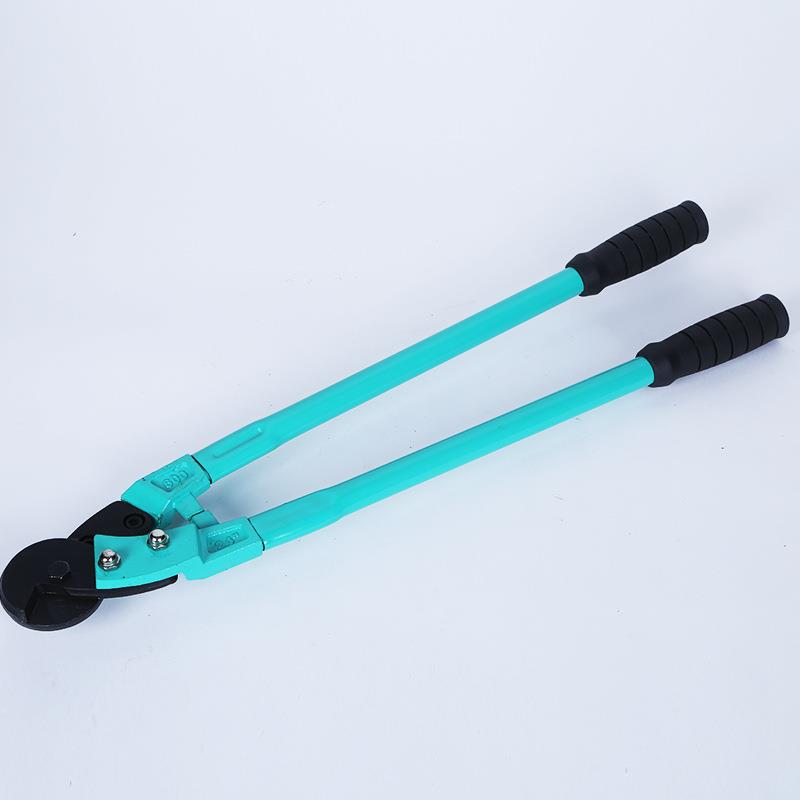 史易斯钢丝绳剪切工具 铬钼钢手动断线钳 中式胡桃电缆钳剪断器
