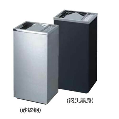 不锈钢垃圾桶座地烟灰筒果皮圾桶翻盖垃圾桶立式酒店HB-60垃筒