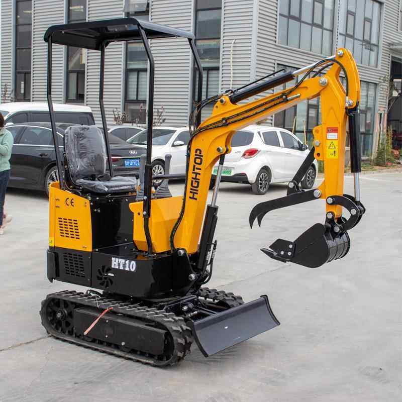 新款HT1B小型挖掘机1000kg0农用微型a小钩机e迷你xcav182tor挖土