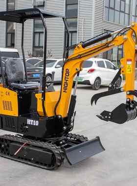 新款HT1B小型挖掘机1000kg0农用微型a小钩机e迷你xcav182tor挖土