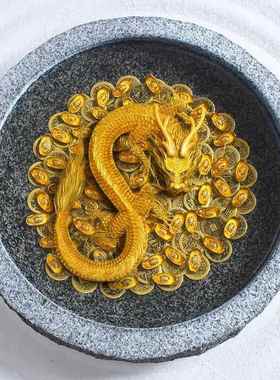 高档财金龙摆老总领导办公室装饰品公司开业高档礼招品件送客可户