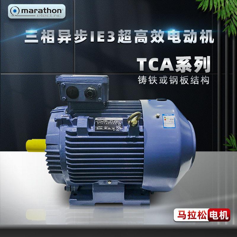 Marathon马拉松电机TCA100LA2系列三相异步电动机IE3能效卧式3W3