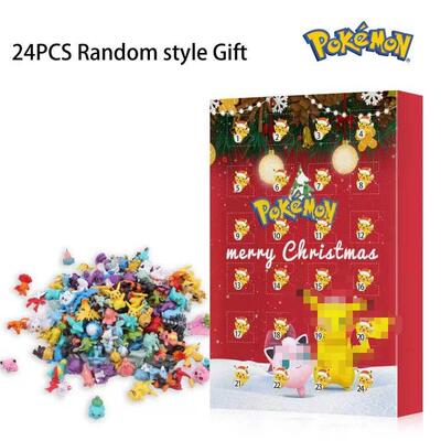 Christmas Comes Calendar Box Elf 24pcs圣诞宠物精灵圣诞盲盒