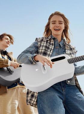 拿火吉他LAVAME3碳纤维民谣吉他初学者智能入门男女旅行36/38寸