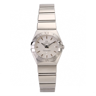 公价18600[9.8新]欧米茄星座石英手表24m女表123.10.24.60.02.001