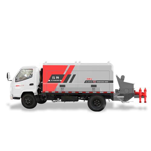 狂狮双喷头车载湿喷车ZC-SPC140VII系列液压混凝土湿喷车
