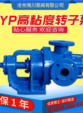 稳定稠油泵高粘度转子泵保温树脂输送油泵NYP型号管道输送油泵泵