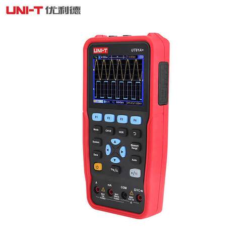 UNI-T示波器双通道信带宽50MHz UT81C+信号发生器+万用表