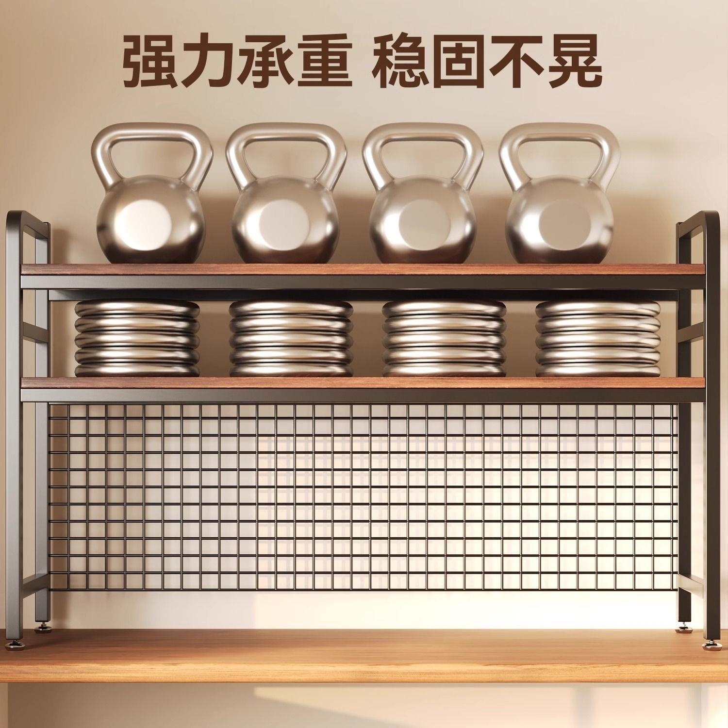 洞洞收纳桌1面电脑桌公物架桌上多生层铁艺书架学书置桌办桌架子