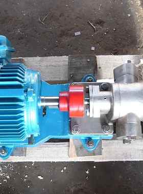 Y油HCT头k冷却泵cb18.3齿轮油泵配90L4电机口径G-1/4