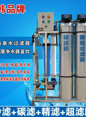 净水器商用过滤器中空纤维中水回用别墅饭堂用水滤芯不锈钢效