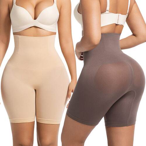 Plus Size HighWaisted Boyleg Shapewear Tummy Control