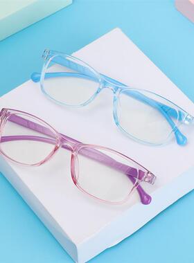 Square Anti-blue Light Kids Glasses Optical Frame Children B