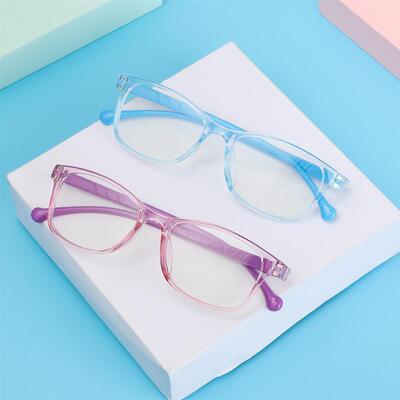Square Anti-blue Light Kids Glasses Optical Frame Children B