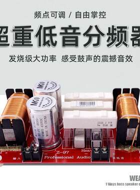 550W大功率单路重低音分频器发烧级单15寸低音炮可调音响分频器