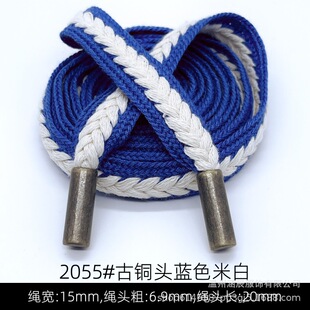 头绳裤 新款 带帽绳抽绳裤 腰带绳头鞋 腰绳 金属头彩色圆绳卫衣绳带裤