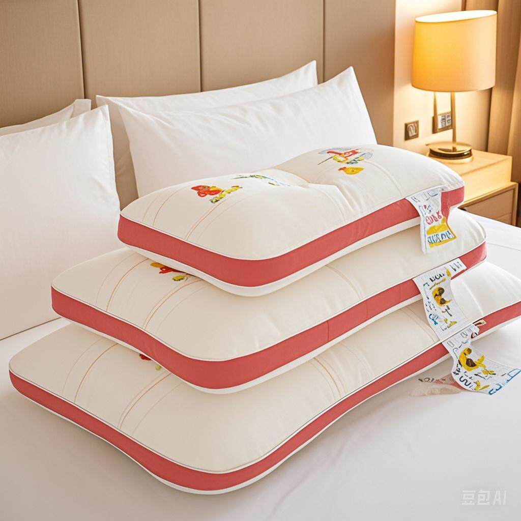 亲子决明子枕头护颈椎枕单人成人枕芯学生通用透气儿童保健枕枕芯