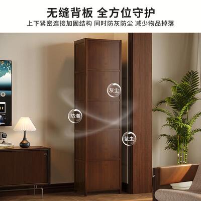 简易书柜落儿式童书架地绘本架带门防尘靠墙置物柜0002客厅家储物