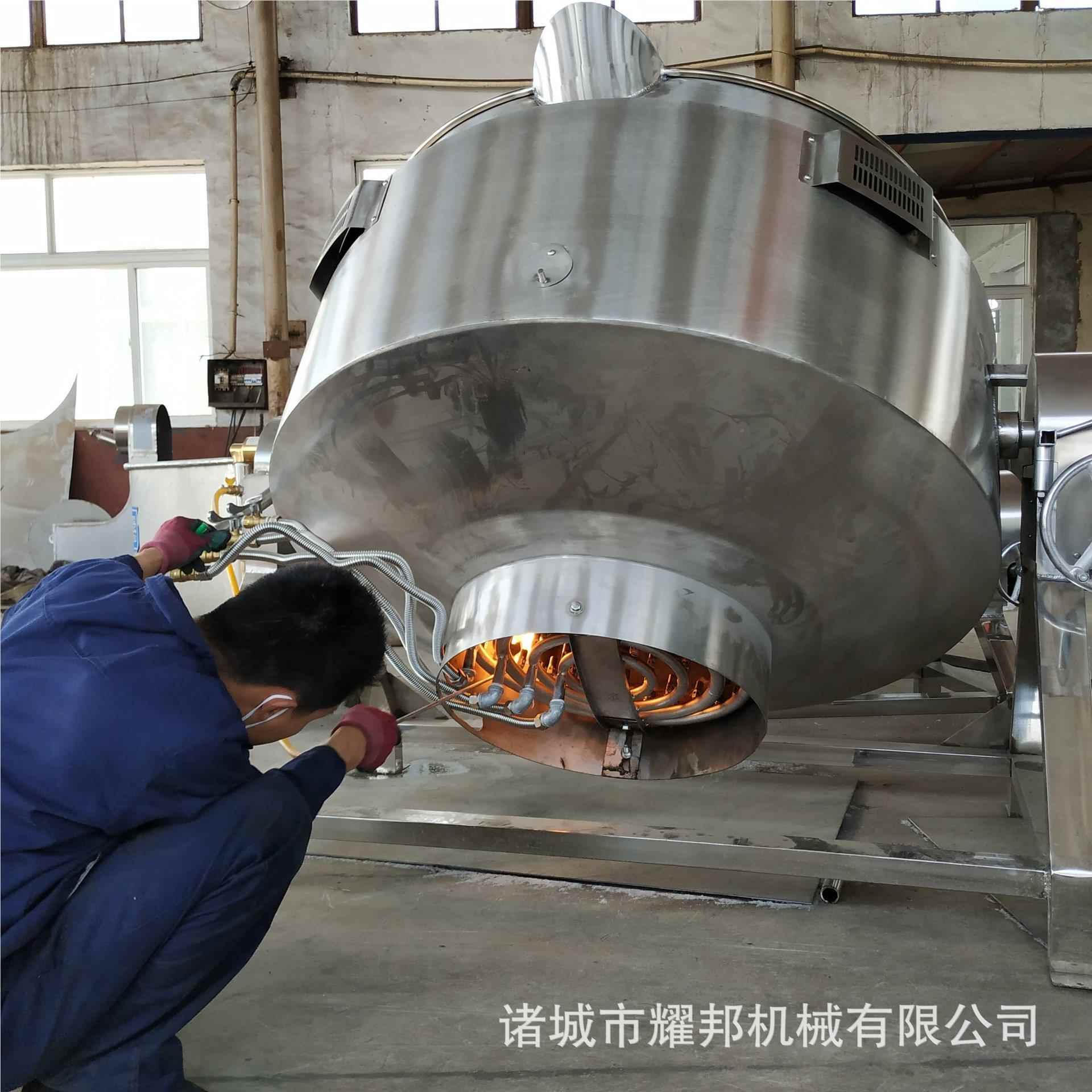 鸡爪大型煮锅煤气锅加 热 每600斤 乡巴锅YB-600L佬产品工业用卤