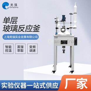 150 单层玻璃反应釜多功能F 200L防爆加热真空搅拌 100
