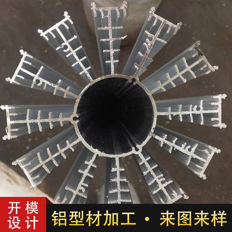 太阳花倍齿散热器片带风扇铝型材LED工矿灯多齿铝合金型材外壳