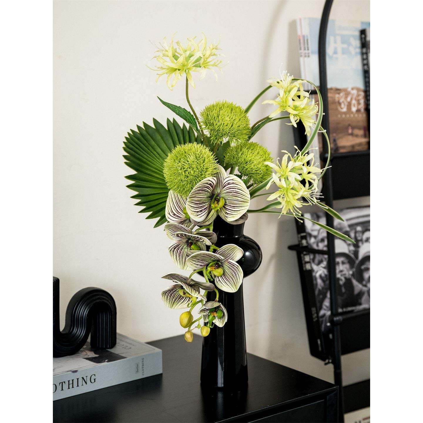 餐绿植花艺件桌花摆摆花酒店前台假花摆设桌面94715748花装束饰品