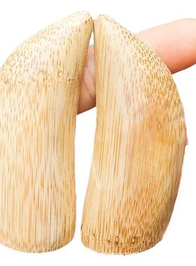 直销新款卦竹制圣杯家用手工羊角卦竹子中式雕刻7cm刻格子竹卦