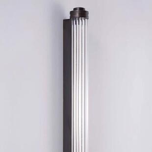 复古美式别墅楼梯间长条玻璃棒壁灯 新中式客厅餐厅灯具