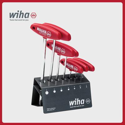 wiha威汉德国T柄内六角扳手套装00953