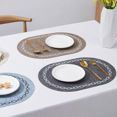 Nordic Creative Western Food Table Mat with Logo Printing