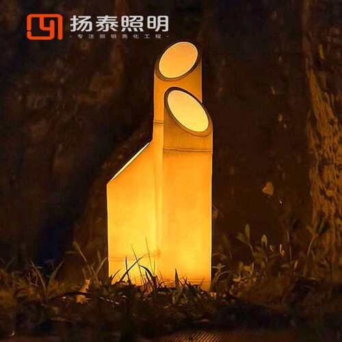 led仿真竹子灯发光庭院造景灯装饰灯创意户外景观灯个性灯具照明