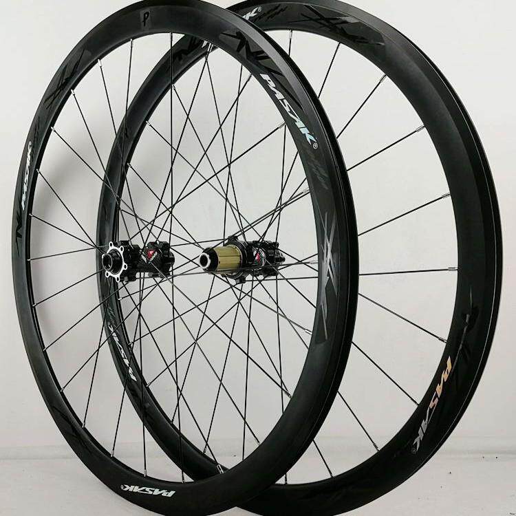 700C碟刹公路自行车轮组越野公路车轮桶轴1215 V/C刹29寸直拉40MM