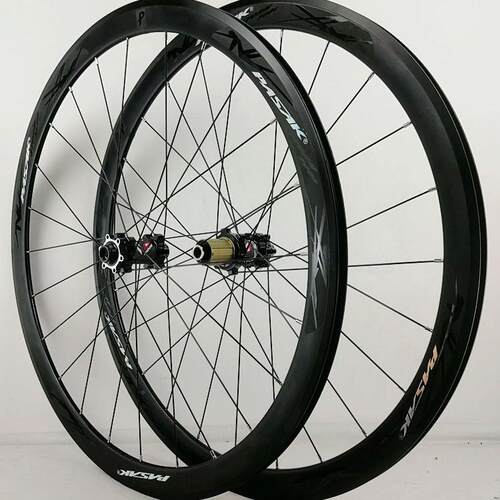 700C碟刹公路自行车轮组越野公路车轮桶轴1215 V/C刹29寸直拉40MM