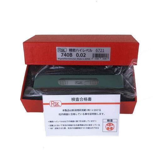 现货原装 日本RSK新泻理研小型精密740B02 740B05 740B01水平仪尺
