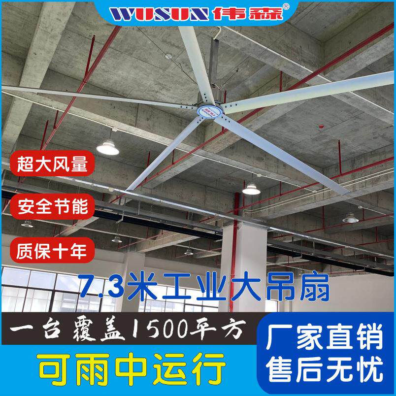 广州源头厂家工业大风扇永磁电机厂房车间仓库工业大吊扇
