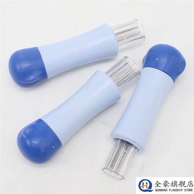 羊毛毡羊毛毡木手柄3针7针8针多头戳针笔刺针狗猫毛毡扎毛球工具