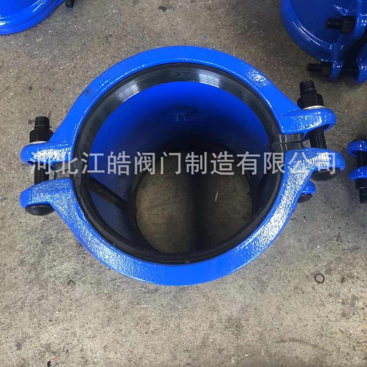 哈夫节抢修器PE200*300堵漏器管道抢修节直管球墨铸铁抱箍