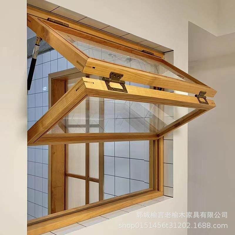 复古老榆木折叠门窗推拉式家居室内套间门厂家直销老榆木实木门窗