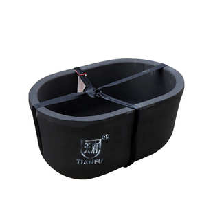 工厂直供耐高温耐高密度高纯石墨坩埚金属熔炼提纯碳化硅石墨坩埚