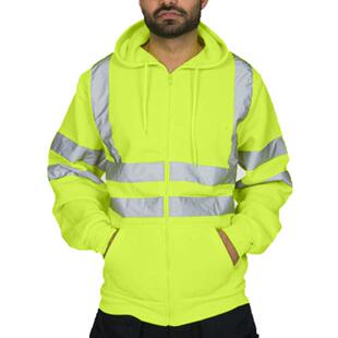 Men's reflective strip environmental sanitation work