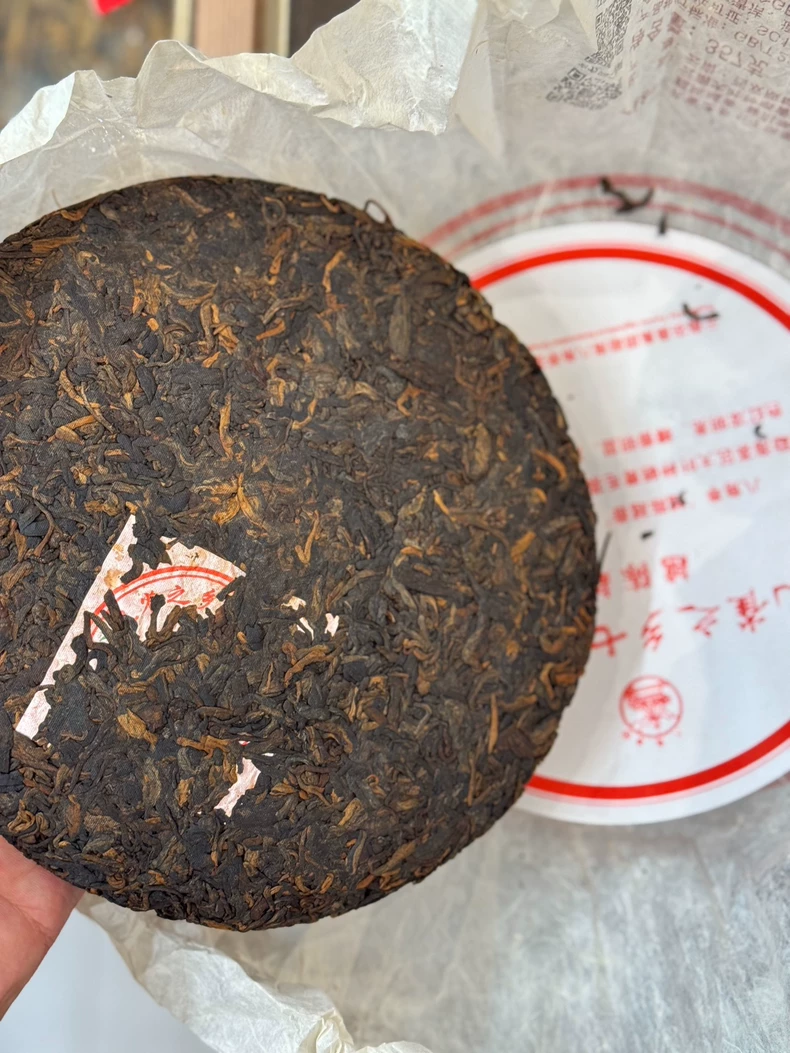 2018年八角亭越陳越香熟普餅茶七子餅正品保證 普洱茶 BUASHOP普洱老茶