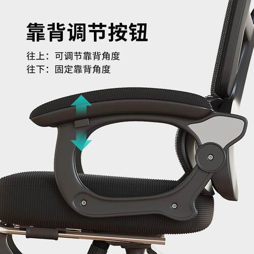 人体工椅学家用电脑椅舒适久坐办公椅学生宿学习可VBL升舍降子电