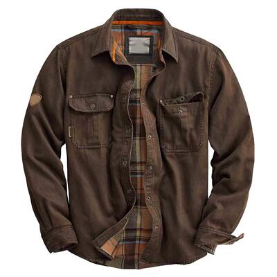 Motorcycle long sleeve cotton jacket欧美机车风衬衫长袖棉夹克